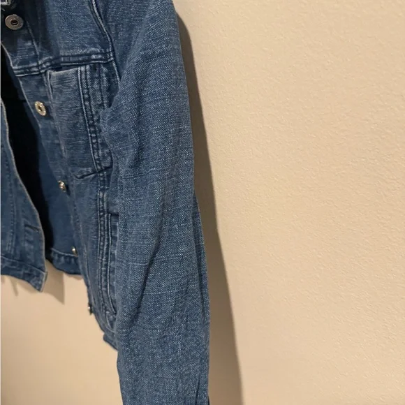 Excellent Burberry Logo Designer Blue Denim Jacket Kids size 8Y 128cm - Picture 10 of 15